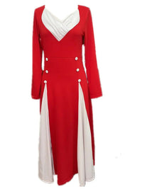 Viveca Elegant Dress in Red