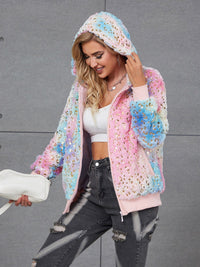 Viveca Jacket with Hood in Bildfarbe