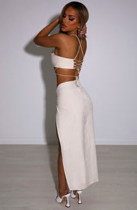 Courtney Maxi Skirt - Beige