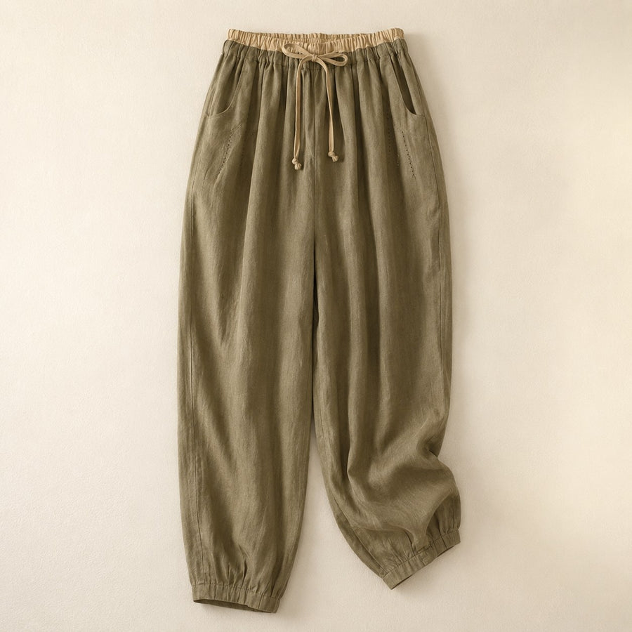 Vivo™ Relaxed Summer Pants in Olive