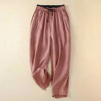 Vivo™ Relaxed Summer Pants in Pink