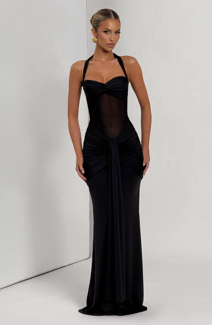 Zelie Maxi Dress – Black