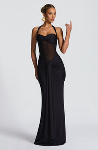 Zelie Maxi Dress – Black