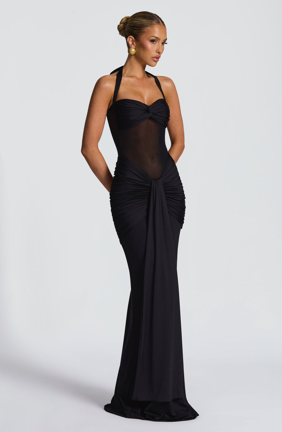 Zelie Maxi Dress – Black