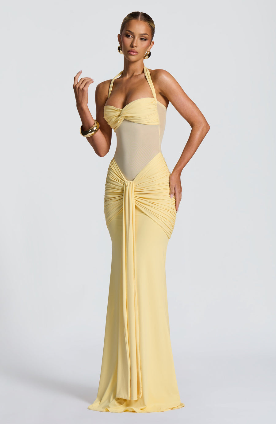 Zelie Maxi Dress – Lemon