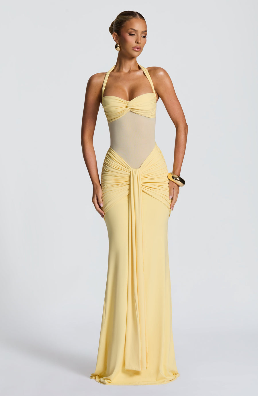 Zelie Maxi Dress – Lemon