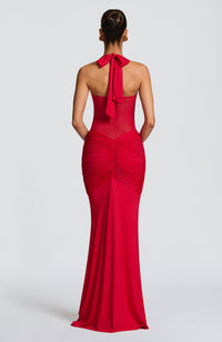 Zelie Maxi Dress – Red