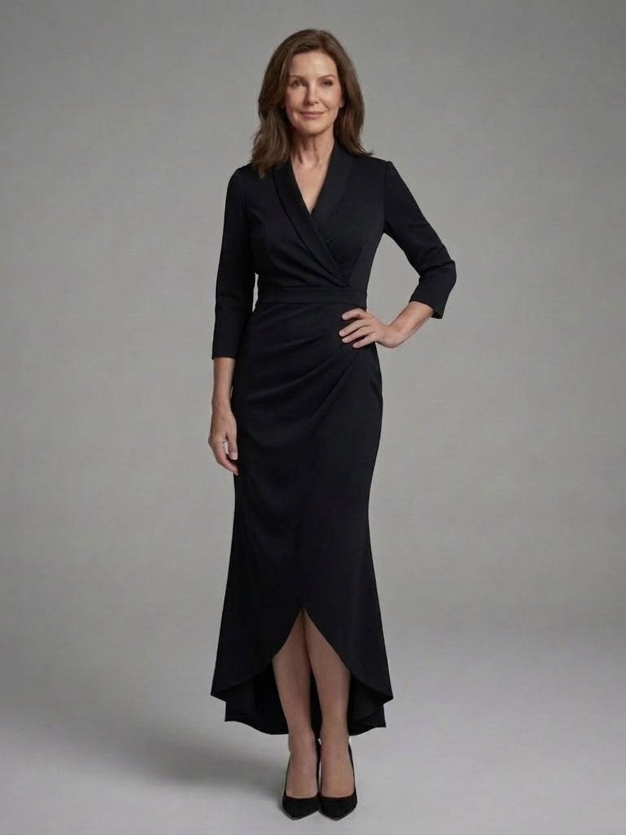 Vordaine Women's Wrap Midi Dress