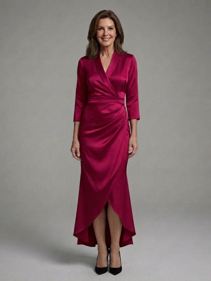 Vordaine Women's Wrap Midi Dress