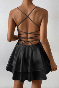 Vorrelle Women's Cocktail Party Dress Mini in Black