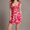 Vosswyn Women's Floral Mini Dress