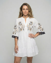 Wanda Dress with Embroidery