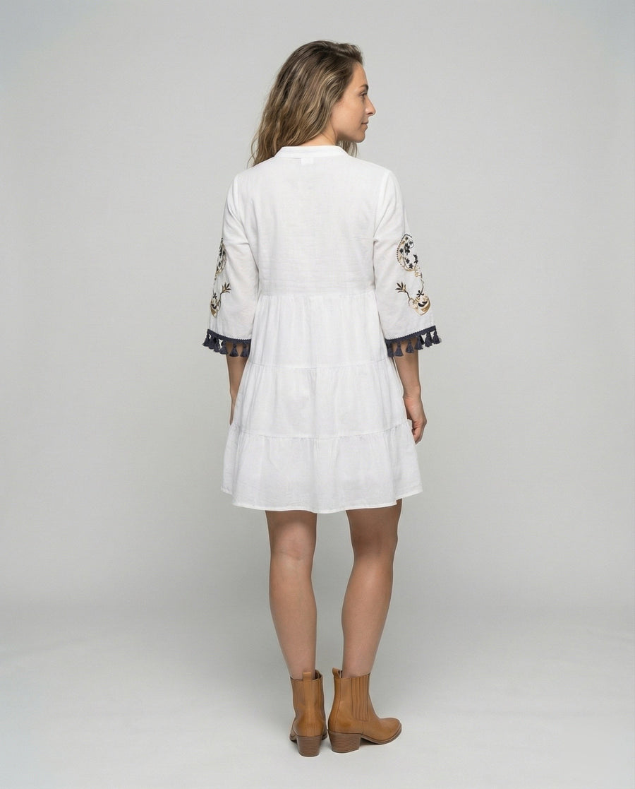 Wanda Dress with Embroidery