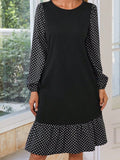 Wanda Elegant Dress with Ruffles