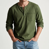 Westmont Henley Shirt in Army Green
