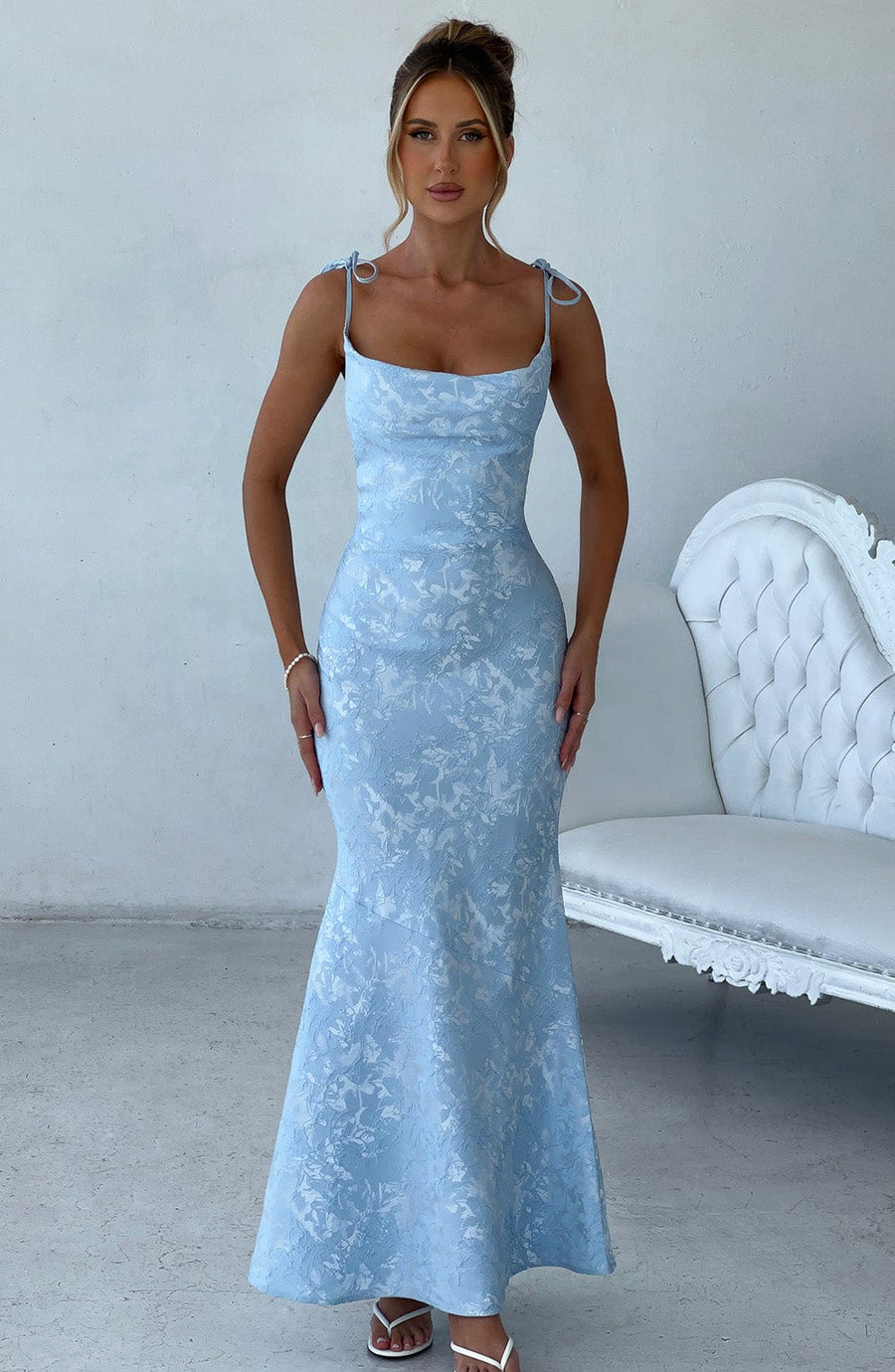 Isolde Maxi Dress – Blue
