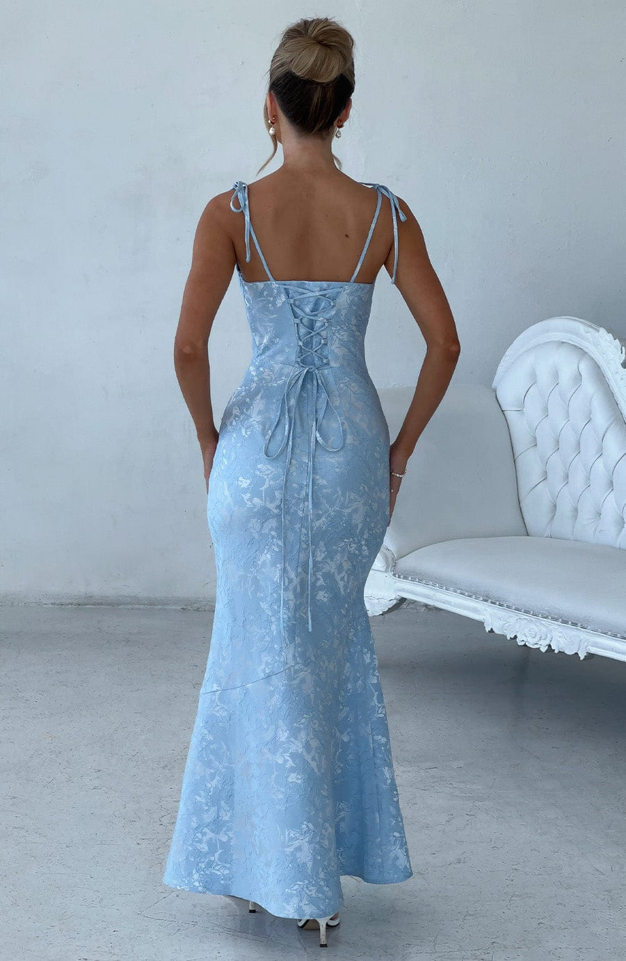 Isolde Maxi Dress – Blue