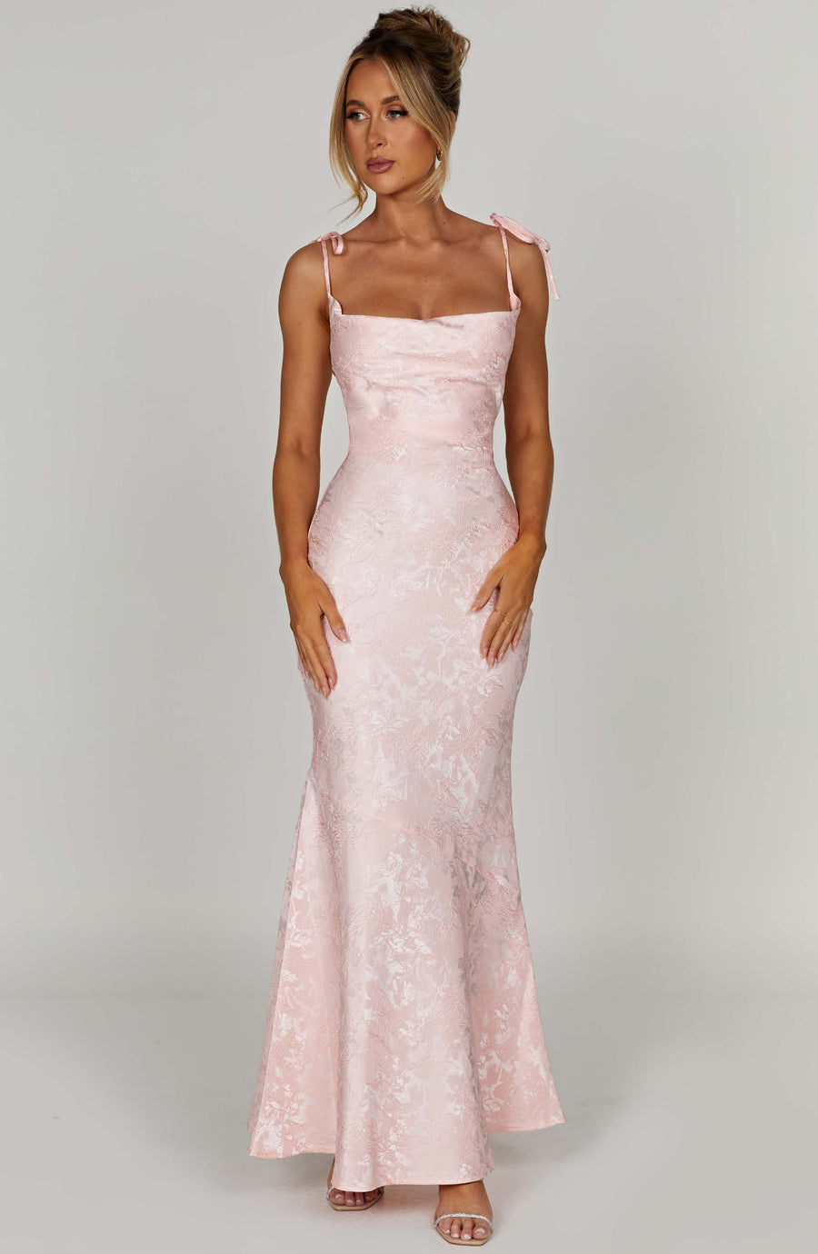 Isolde Maxi Dress – Blush
