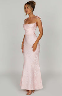 Isolde Maxi Dress – Blush