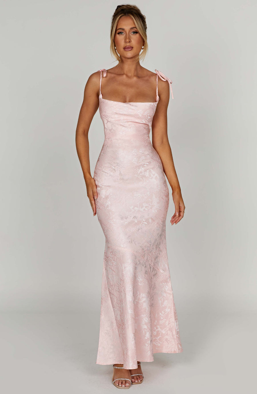 Isolde Maxi Dress – Blush