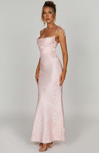 Isolde Maxi Dress – Blush