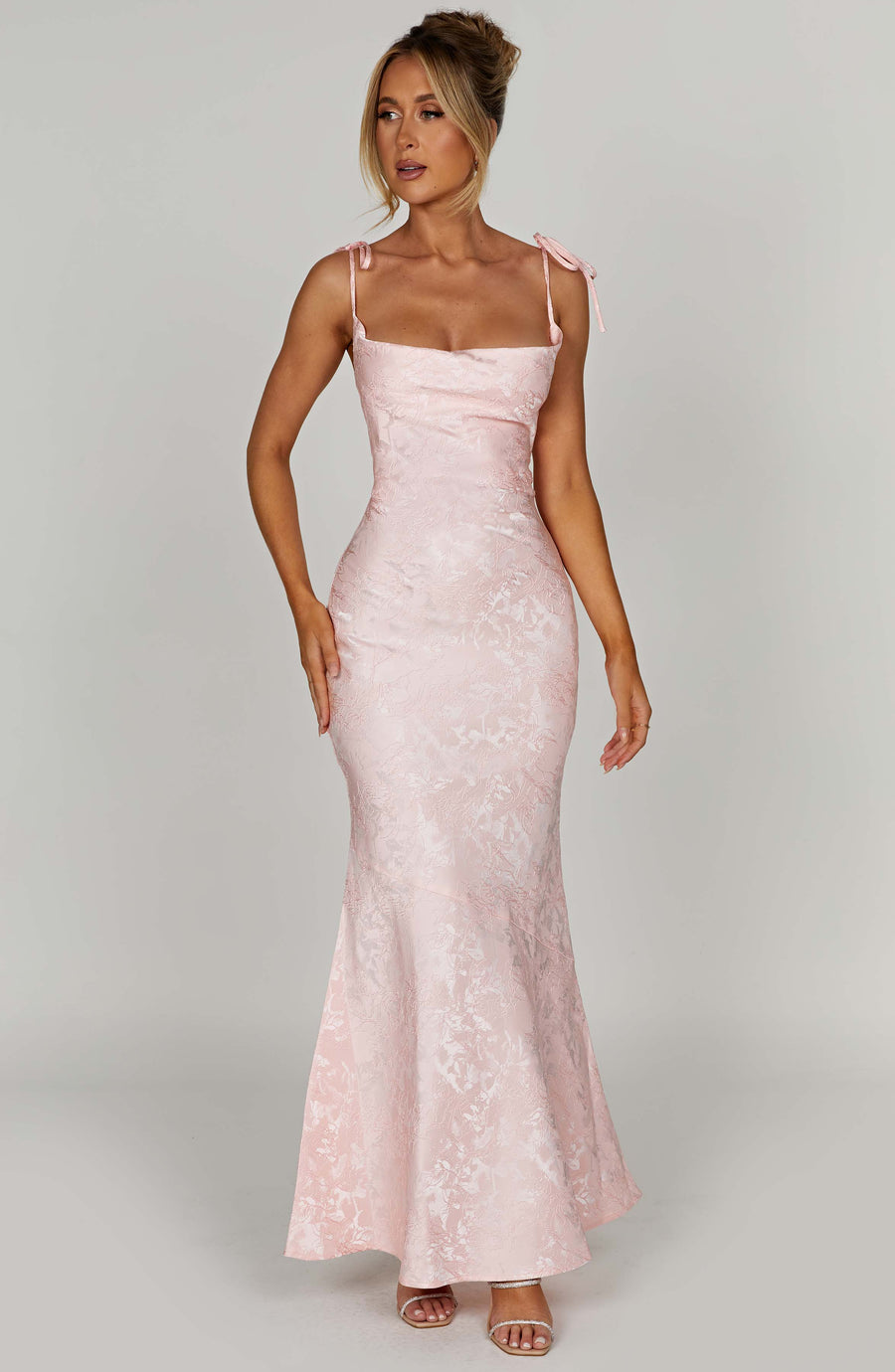 Isolde Maxi Dress – Blush
