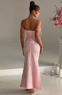 Isolde Maxi Dress – Blush
