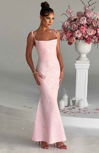 Isolde Maxi Dress – Blush