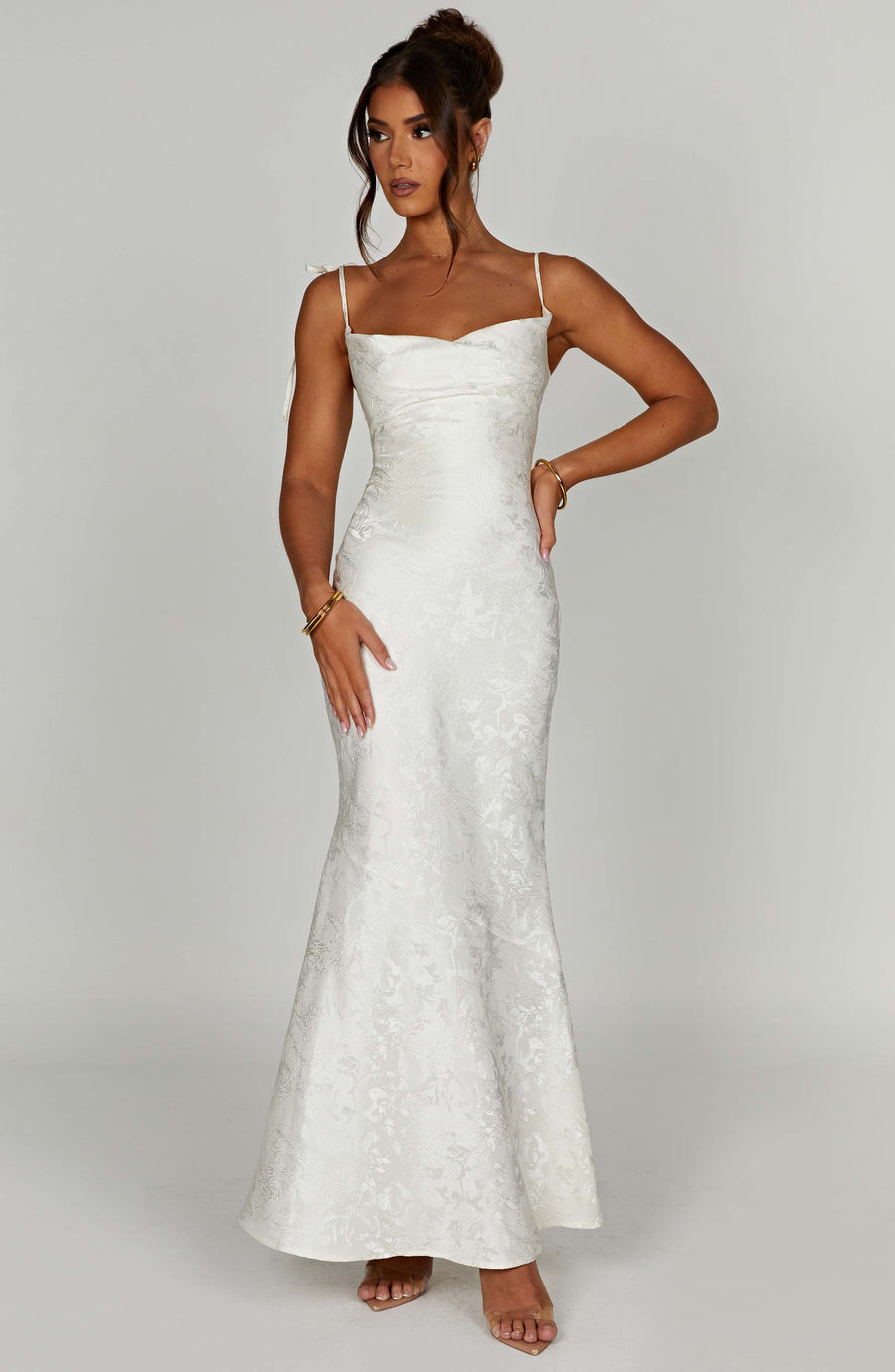 Isolde Maxi Dress – Ivory