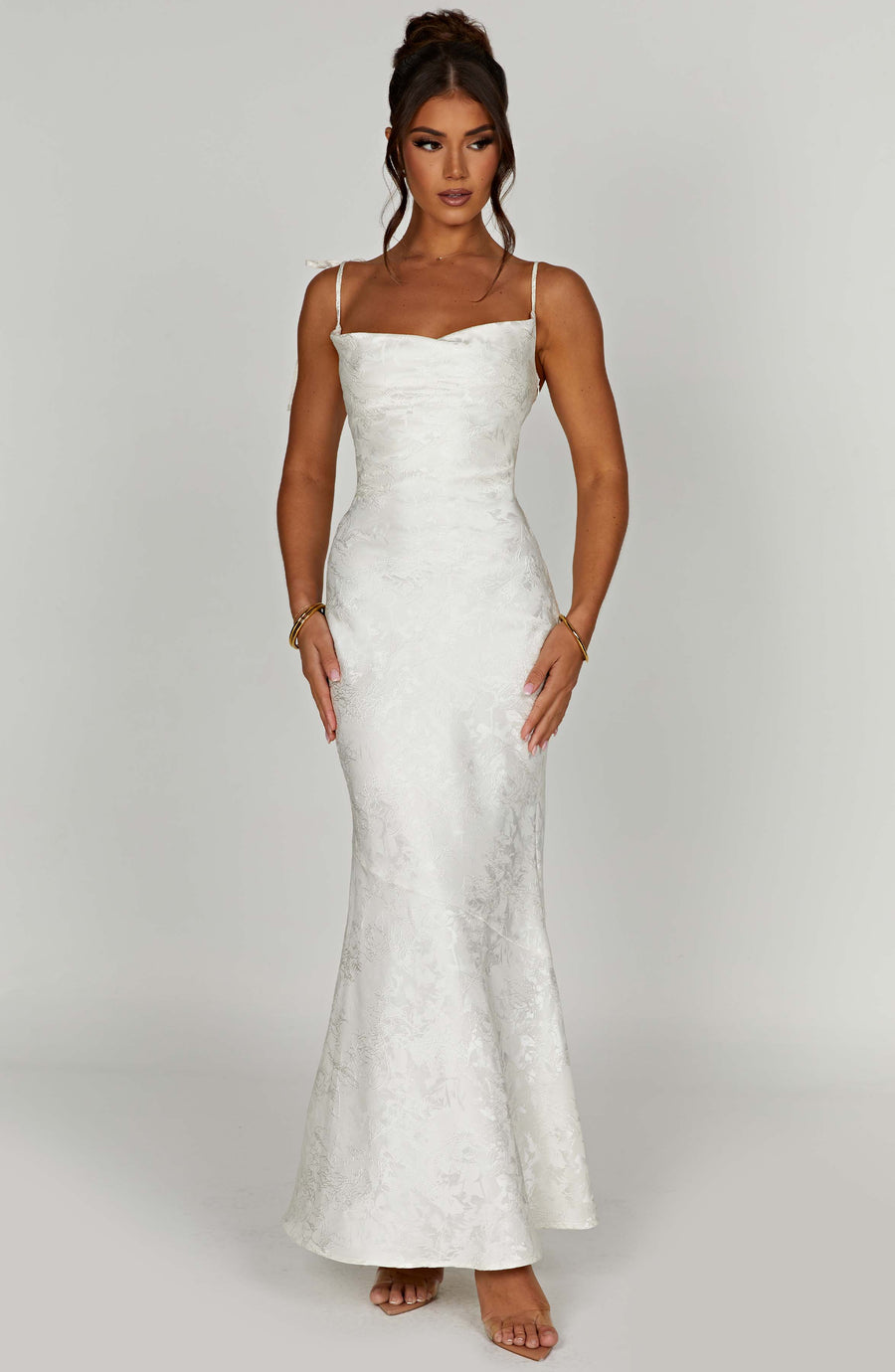 Isolde Maxi Dress – Ivory