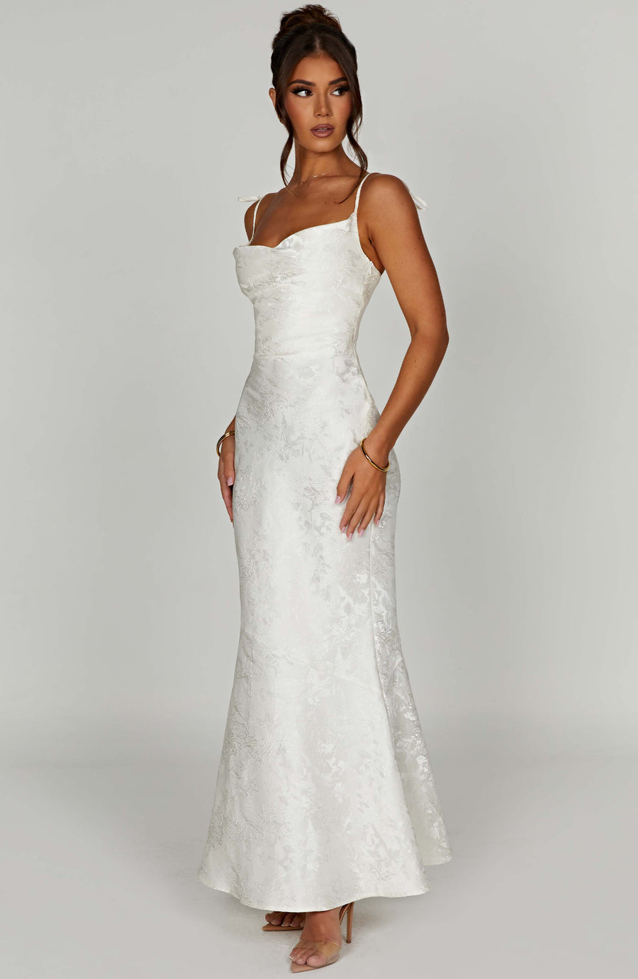 Isolde Maxi Dress – Ivory