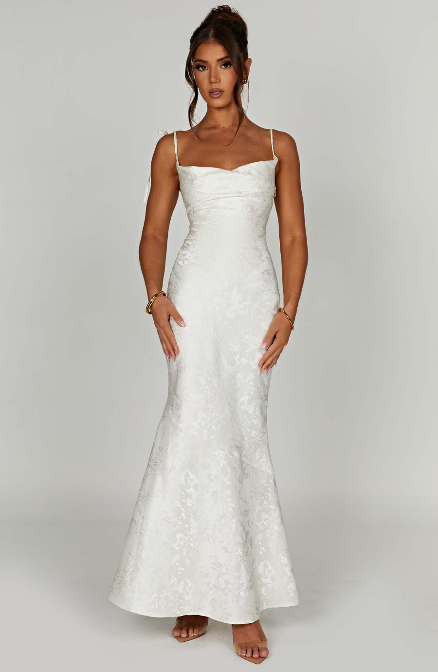 Isolde Maxi Dress – Ivory