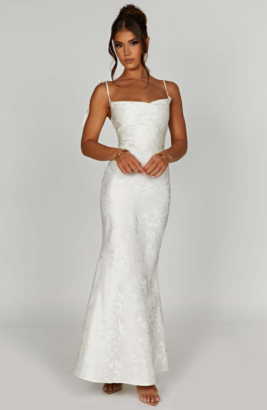Isolde Maxi Dress – Ivory