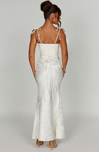 Isolde Maxi Dress – Ivory