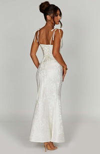 Isolde Maxi Dress – Ivory