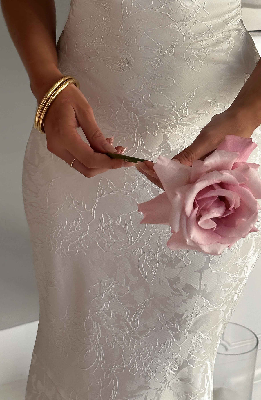 Isolde Maxi Dress – Ivory