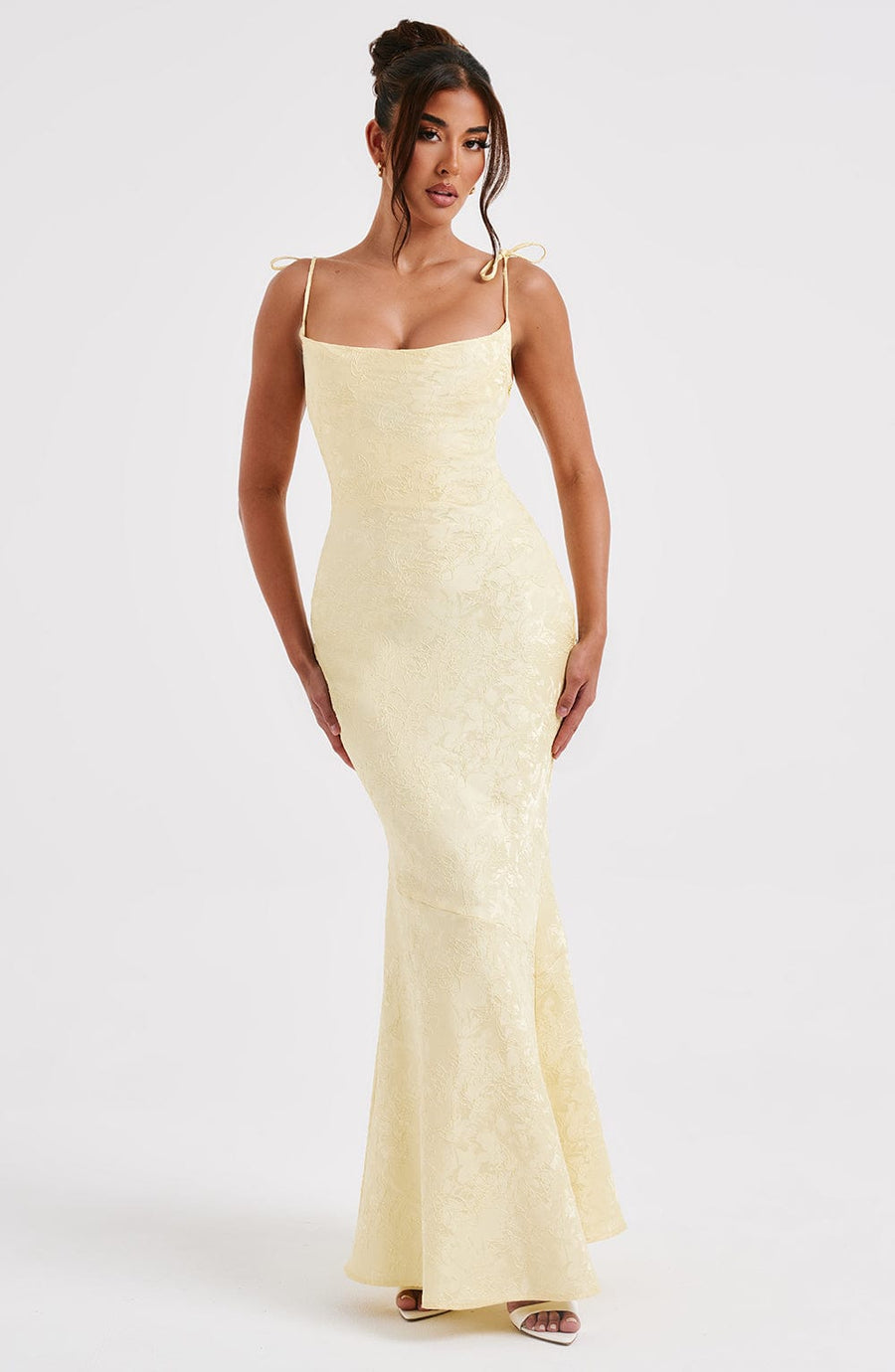 Isolde Maxi Dress – Lemon