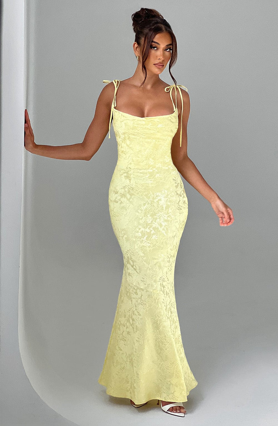 Isolde Maxi Dress – Lemon