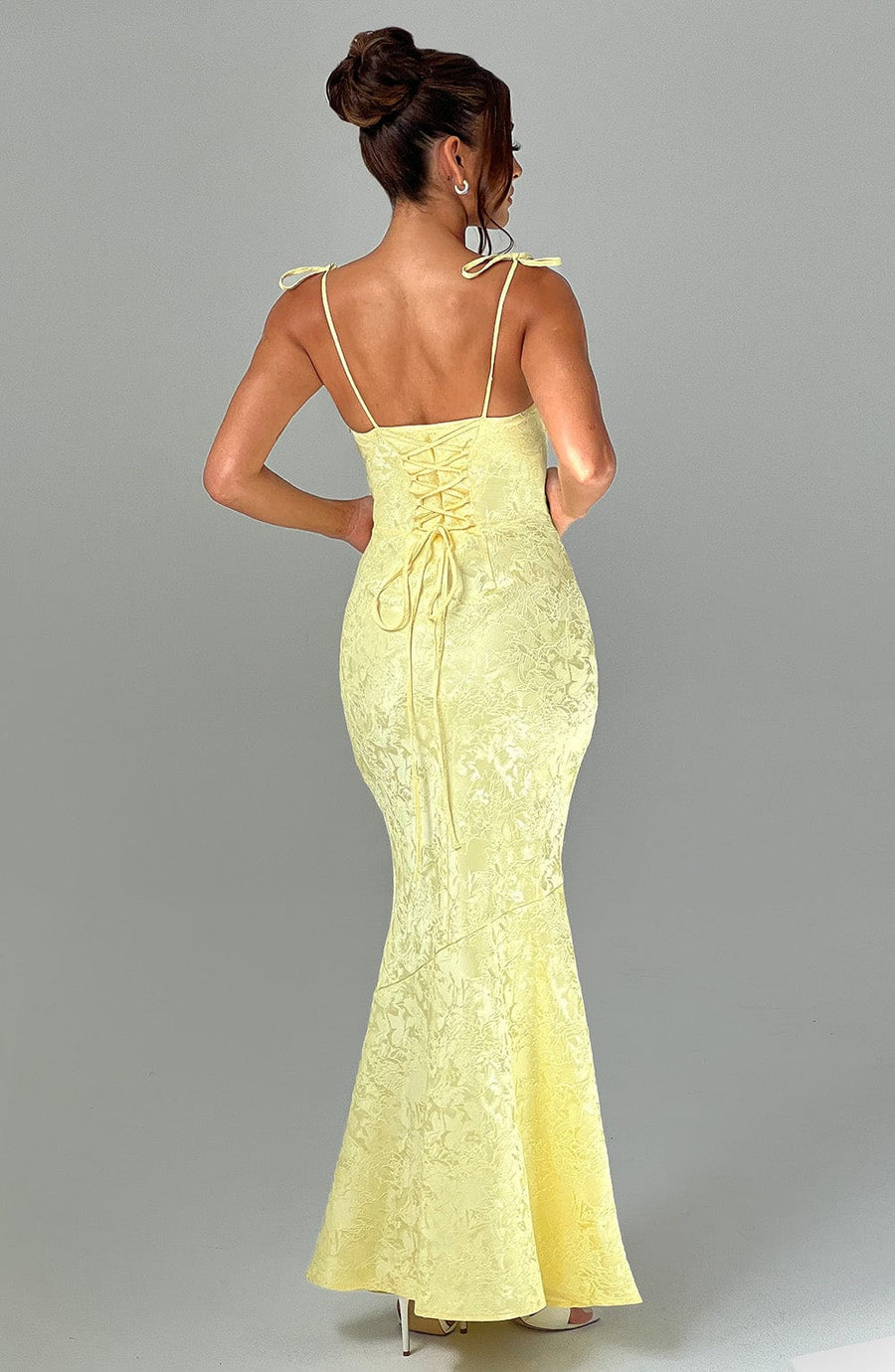Isolde Maxi Dress – Lemon