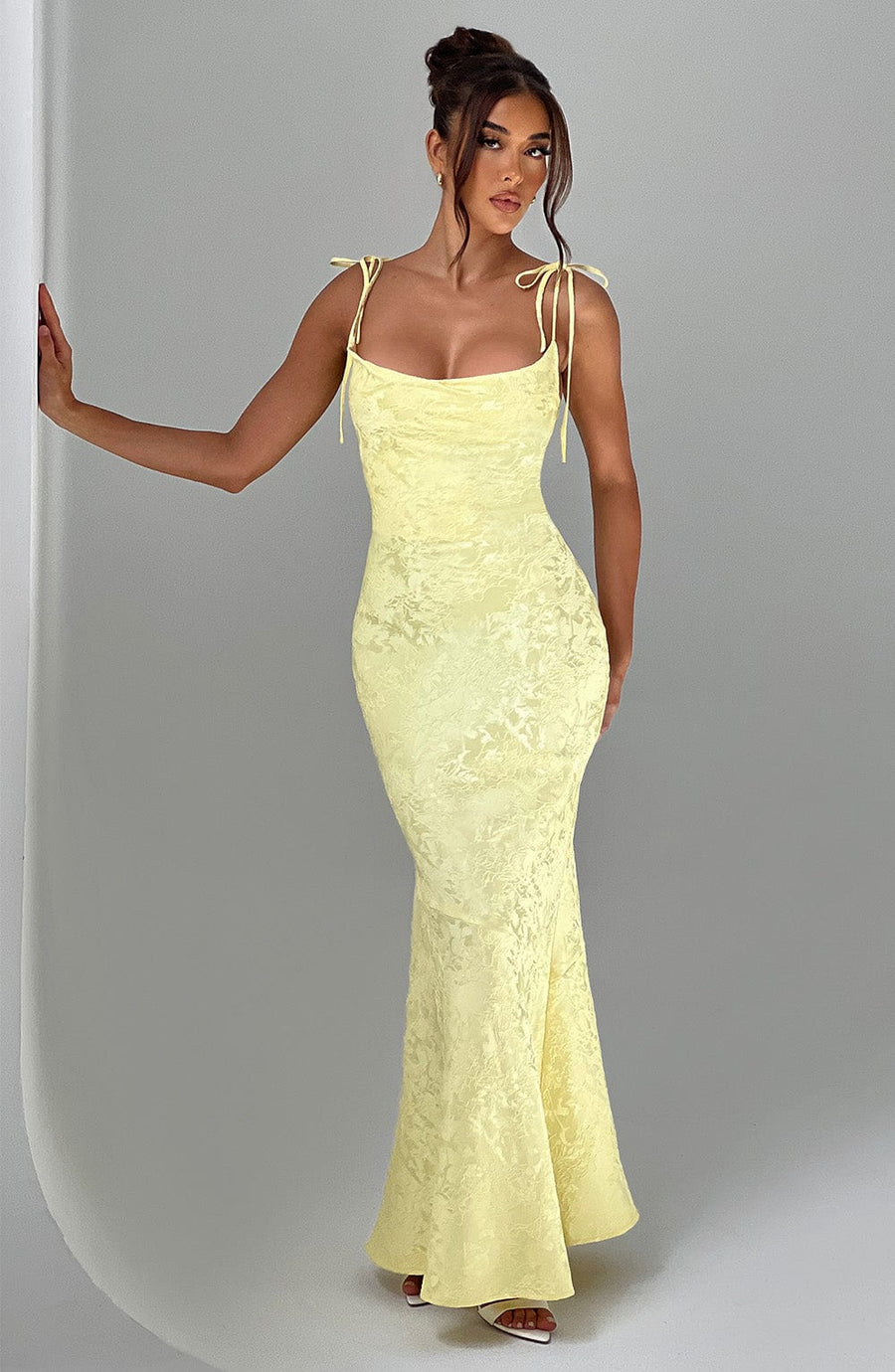 Isolde Maxi Dress – Lemon