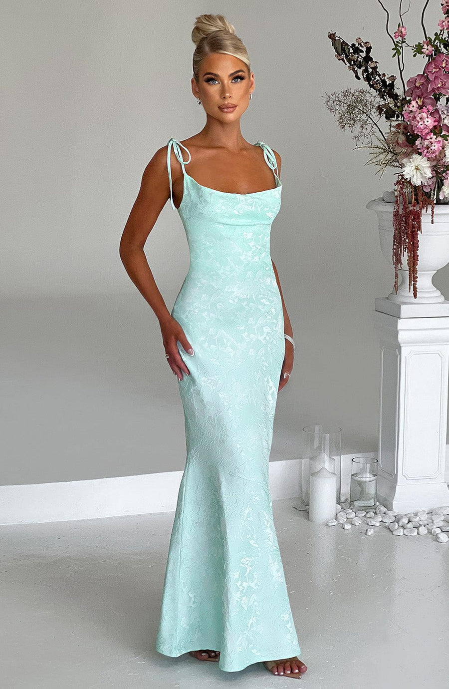 Isolde Maxi Dress – Mint