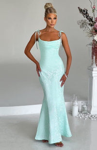 Isolde Maxi Dress – Mint