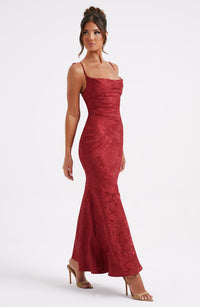 Isolde Maxi Dress – Red