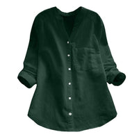 Wiebe Casual Cotton Shirt in Green