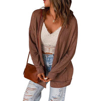 Wilhelmina Casual Cardigan in Brown
