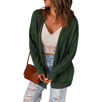 Wilhelmina Casual Cardigan in Green