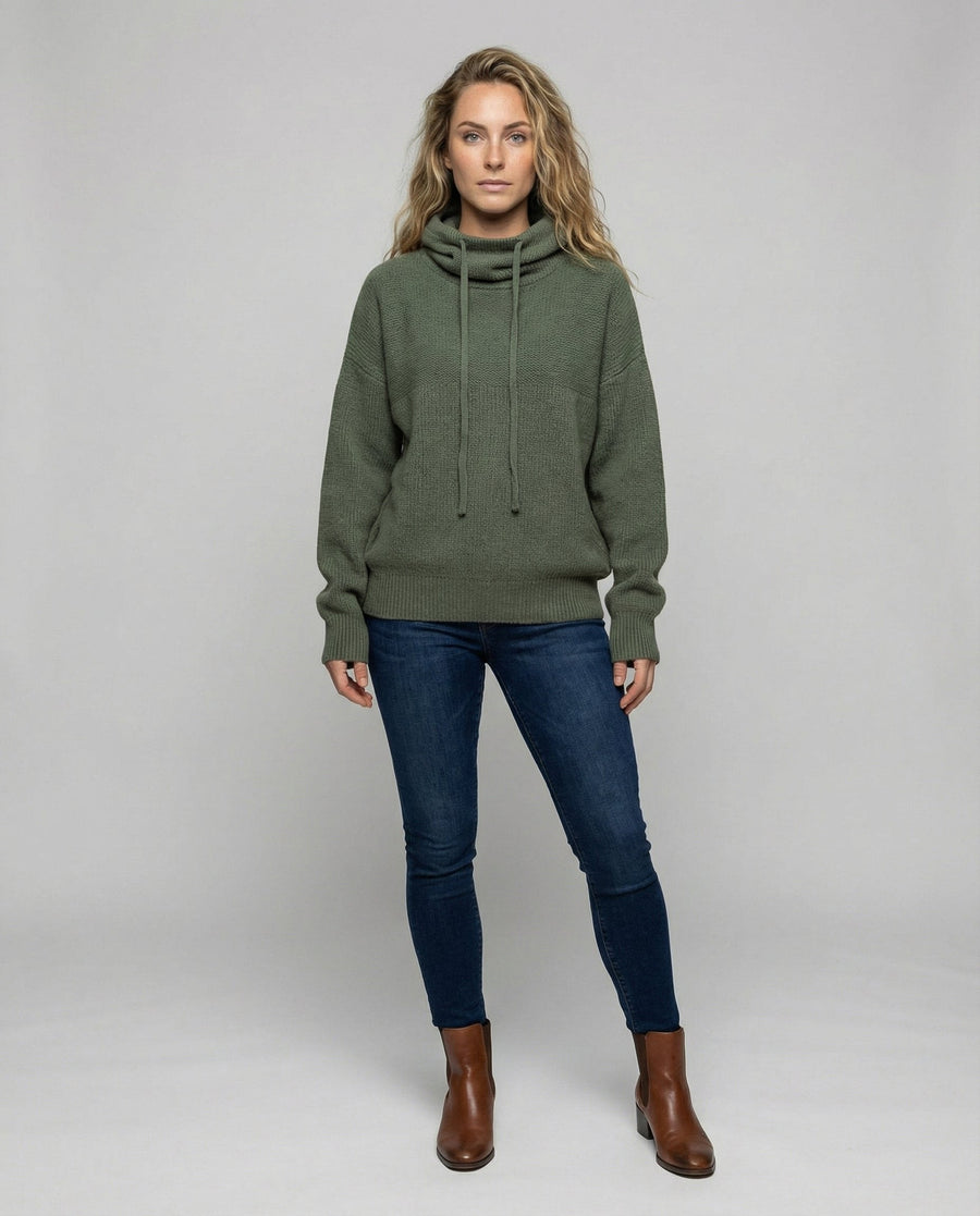 Wilhelmina Casual Sweater in Green