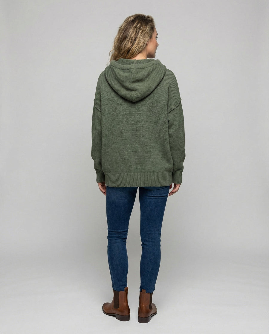 Wilhelmina Casual Sweater in Green