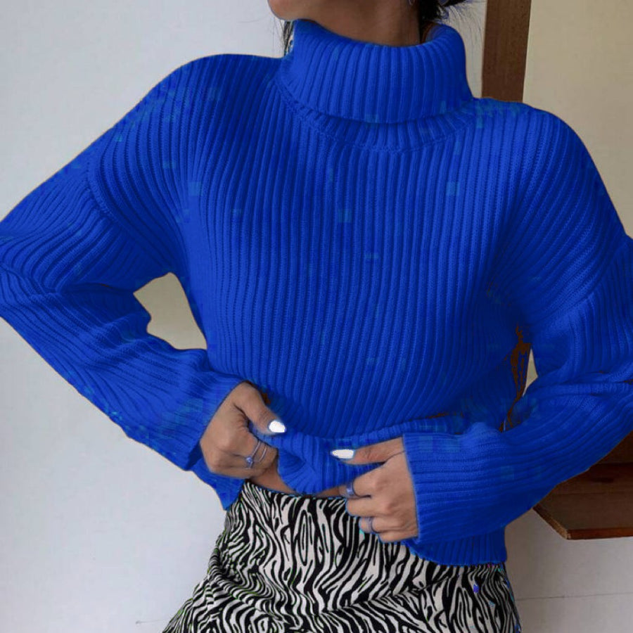 Wilhelmina Knit Sweater in Royal Blue
