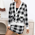 Willa Cardigan with Pockets and Checked